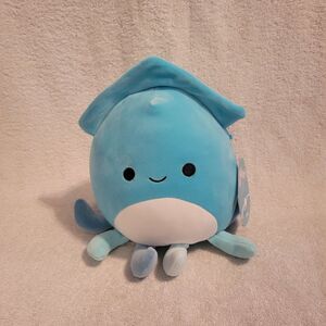 Squishmallows Sealife Blue Sky The Squid 7.5” Stuffed Plush NWT 2023